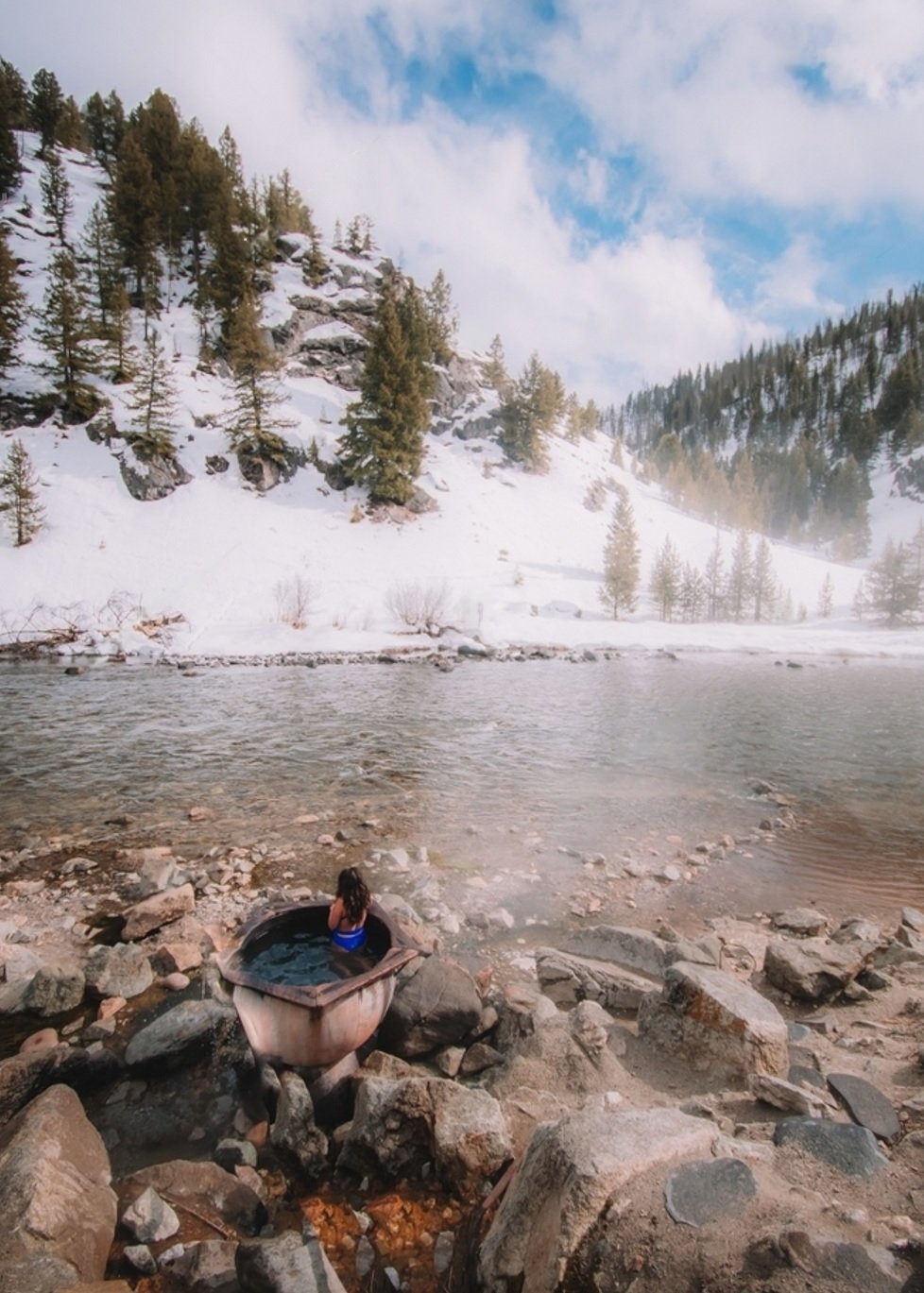 Exploring the Unique Boat Box Hot Springs in Stanley, Idaho Hot